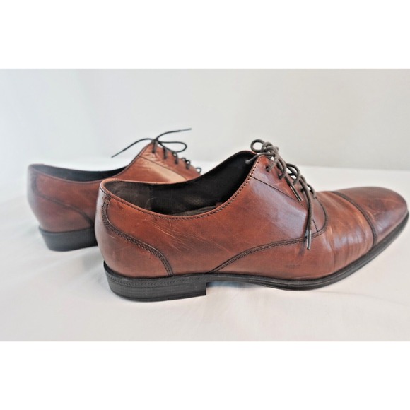 Cole Haan Men Shoes Size 10 M Brown Modern Essentials Oxford Dress Shoes C09167 - Picture 2 of 10